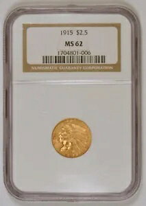 1915 N $2.50 CfBA wbh čNH[^[ C[O ݁ANGC O[h MS62