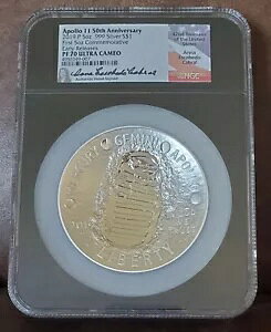 2019 NGC PF 70 �E���g�� �J���I 5�I���X �V���o�[ $1 �u�A�|�� 11 �� 50 ���N�v���������[�X