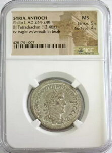 244- 249 AD �V���o�[ ���[�}�鍑 BI �e�g���h���N�} �t�B���b�v 1 ���R�C�� NGC �~���g�X�e�[�g 5/4
