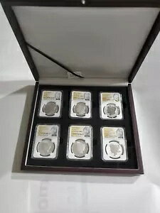 2024 �����K�� & �s�[�X �h�� 6 �R�C�� �Z�b�g NGC MS70/PF70/Rev PF70 ���񃊃��[�X FR