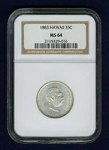 nC JJEA I 1883 NH[^[h / 25 Zg  F NGC MS64