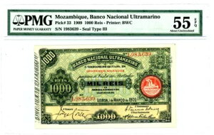 Ur[N ... P-33 ... 1000 C ... 1909 ... Ch*AU-UNC* ... PMG 55 EPQB