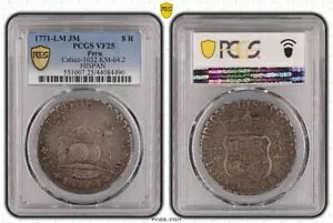 y[ 8 AX 1771 LM JM } qXp `[Y 3 BVo[s[h PCGS VF25