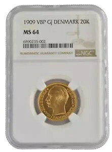 1909 VBP GJ tfbN 8  f}[N 20 N[l NGC O[h MS64 .900 