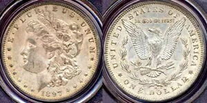 1897-O $ PCGS AU53 ~gX^[̑fGȃg[ IWiJ[ƕ\ Vo[ M