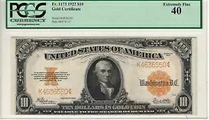 $10 1922 S[hؖm[g PCGS ʉ XF40 Fr#1173