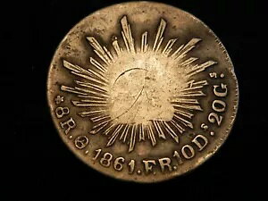 LVRa 8 Reales 1861 O-FR AA in O Ƀhbg IAnJ ~g!ibeBAI