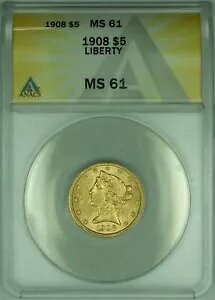 1908N oeBwbh n[tC[O 5h ANACS MS-61