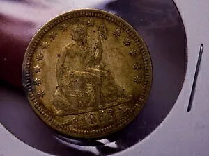 Seated Quarter 1853 Arrows and Rays EgA UNC+ g[ WOW RC IWi