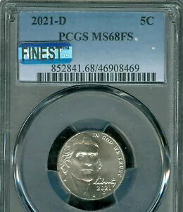 2021 D WFt@[\ jbP PCGS F.S. MS68 6FS PQ MAC ōO[h & X|bgXB