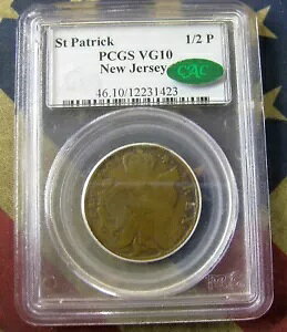 c1670 Zg pgbN n[t yj[ RjA 1/2p PCGS VG 10 CAC - BINo