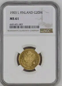 󏭂ȃf[gI 1903 tBh L 20 }J[ NGC MS61 UNC