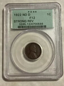 1922 No D F12 PCGS �����J�[�� �Z���g 1C �X�g�����O ���o�[�X �y�j�[ �R�C�� OGH ���ɑf���炵��