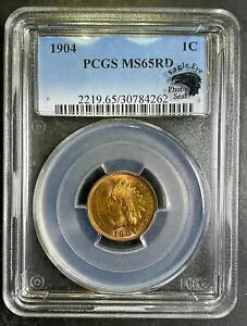 PCGS MS65RD 1904 �C���f�B�A�� �w�b�h �Z���g �t�� ���b�h �W�F�� BU PQ �v���~�A�� EEPS �t�H�g �V�[�� SV