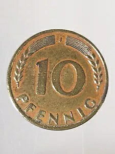 10 �t�F�j�q 1950 J �h�C�c �R�C�� Bundesrepublik Deutchland Oak �~�����w��������