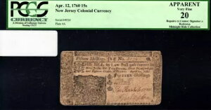 j[W[W[ RjA m[g Fr#NJ-138 1760 N 4  12  15 b PCGS 20 *~bhiCg Ch*