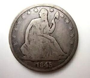 1845/45-O �V�[�e�b�h ���o�e�B �n�[�t�_���[ 50c �R�C�� �j���[�I�[�����Y������ FS-301 �ł�����