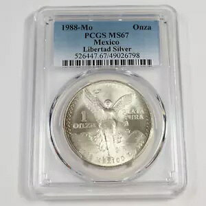 1988 Mo PCGS MS67 - ���L�V�R - �g�[�� 1 �I���X �V���o�[ ���x���^ �I���U #49714A