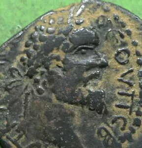 ローマ属州 AE27 セプティミウス セウェルス アラビアの銅貨 ARES の像