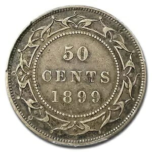 1899 �j���[�t�@���h�����h �V���o�[ 50 �Z���g �r�N�g���A XF-45 PCGS