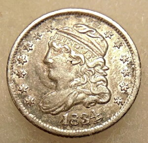 1834 �L���b�v�h �o�X�g �n�[�t �_�C�� - �s���O�ς̃R�C�� - ��������