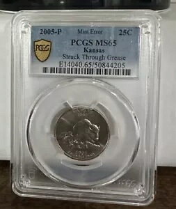 2005 P �J���U�X ���V���g�� �N�H�[�^�[�AGOD WE RUST �O���[�X �~���g �G���[ PCGS 25c