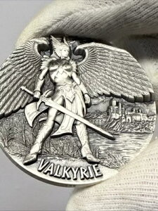 2016 Tokelau Legends of Asgard VALKYRIE 3 IX .999 Vo[ nC[t COA + {bNX