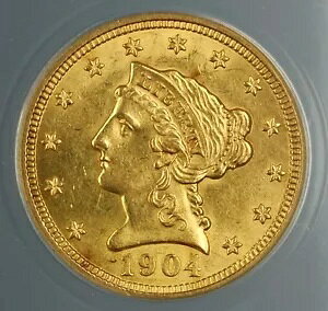 1904N $2.50 oeB NH[^[ C[O  ANACS MS-61