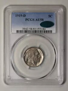 1919-D 5C obt@[ jbP PCGS AU58 (CAC)