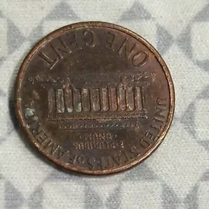 楽天市場】1994年 アメリカ リンカーン記念館 1セントコイン1枚 1976.87.91.95年 リンカーン記念硬貨