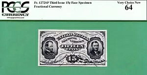 15 Zg Og & V[} -  3  tNVi Tv Fr 1272SP - PCGS CU 64