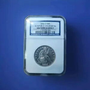 1856-O 50C SS Republic Doubled 56 Shipwreck Effect NGC 1799208-006 �I�t�@�[������