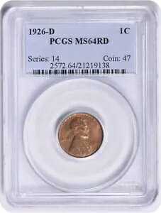 1926-D �����J�[�� �Z���g MS64RD PCGS