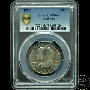1921 NAo}LOVo[ n[t_[ PCGS MS65 ȃi` g[jO+
