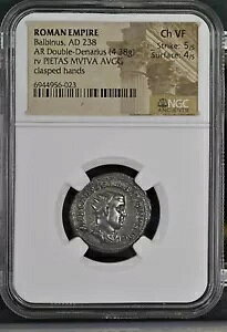 ���[�}�鍑 - �o���r�k�X - AD 238 - �V���o�[ �_�u���f�i���E�X - NGC Ch VF - RIC:125c