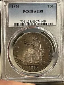 1876 fՃh PCGS AU58!ẤAF̋