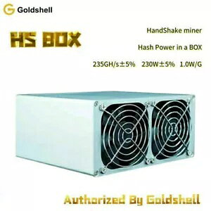 Goldshell Asic HS-BOX Miner 230W 235Gh/s 35dB Wifi o[W (HNS RCp) - PSU Ȃ