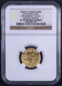 fBYj[ jEG 2014 1/4 IX S[h $25 - X`[{[g EB[ ~bL[}EX - NGC PF70 RB