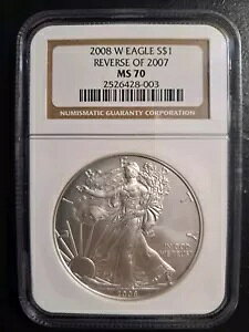 2008 W o[jbV AJ Vo[ C[O 2007 NGC MS70 uE x̗
