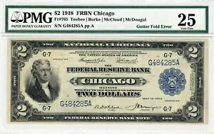 1918-$2 CHICAGO BATTLESHIP vX K^[tH[hG[ Fr.765 -PMG 25-AG[