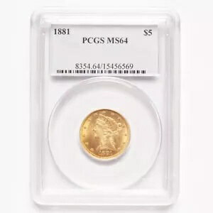 1881 oeB $5 S[h n[t C[O PCGS MS64