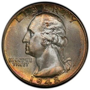 1948 D ���V���g�� �N�H�[�^�[ PCGS 67+ CAC/���S�ȃ��x�� �������� �č��̂� (48)