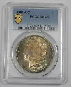 1881-CC [K h PCGS ZLA vX MS 65 J[\ VeB Vo[ h FAB g[