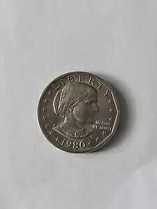1980-s Sba $1 ���C�h ���� �X�[�U�� B. �A���\�j�[ �h�� �����ȃ}�[�L���O