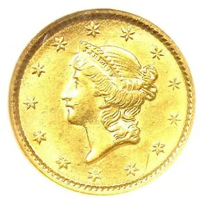 1853 oeB S[h _[ G$1 RC - F NGC MS61 (BU UNC) - A S[h RC