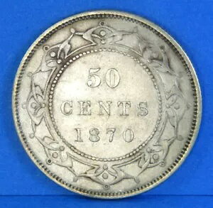 1870 �r�N�g���A 50 �Z���g �j���[�t�@���h�����h �n�[�t�_���[ �R�C�� �I�[�X�g�����A