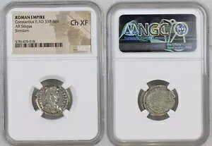 ���[�}�鍑 AR Siliqua AD 337-361 �R���X�^���e�B�E�X II vz NGC 69459-