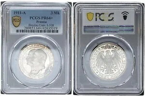 vCZ 3 }[N 1911 100 NwuXE PCGS PR64+ PP 106949