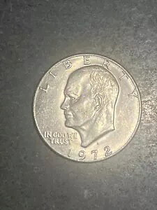 ヴィンテージ 1972 D 1 ドル リバティ アイゼンハワー コイン フライング イーグル レア 本物