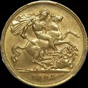 1907 N{ Gh[h 7 AUnc ɂẴn[t\u (PCGS AU58)